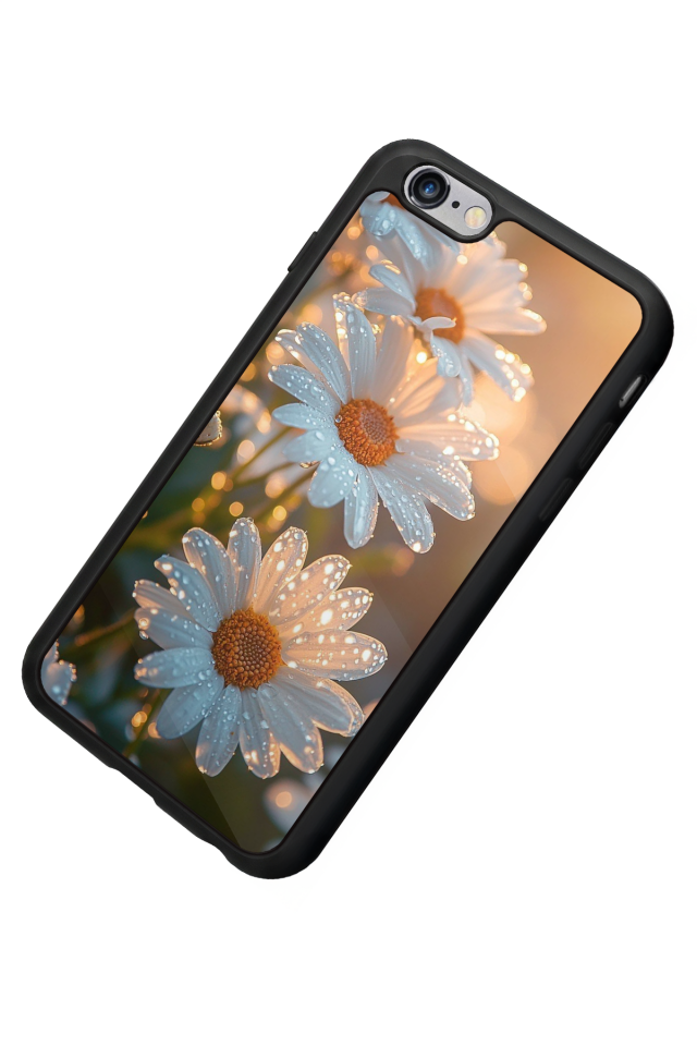 iPhone 6 Plus Uyumlu Cicek Tasarımlı Glossy Premium Kılıf