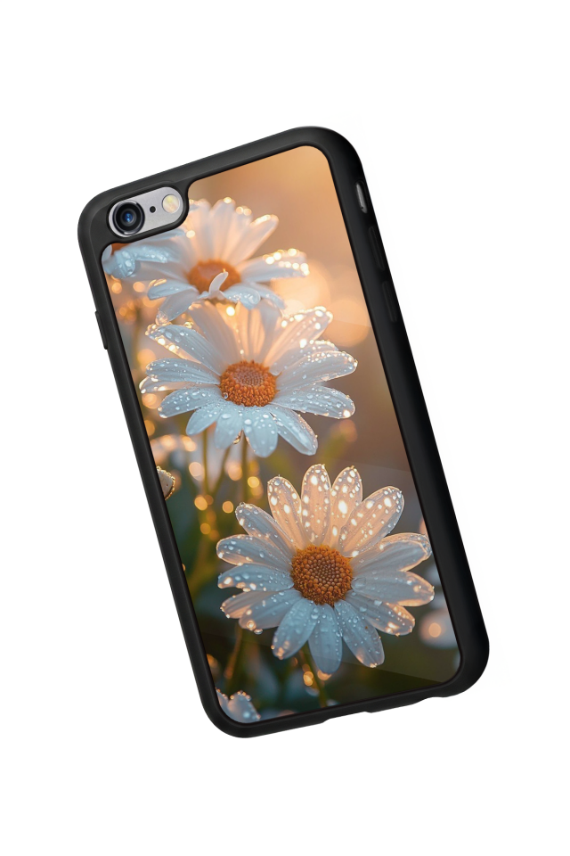 iPhone 6 Plus Uyumlu Cicek Tasarımlı Glossy Premium Kılıf