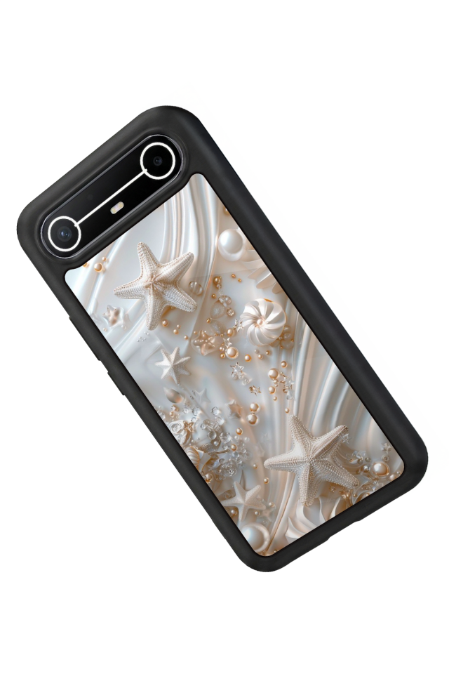 Tecno Spark Slim 5G Uyumlu  İnci Tasarımlı Glossy Premium Kılıf