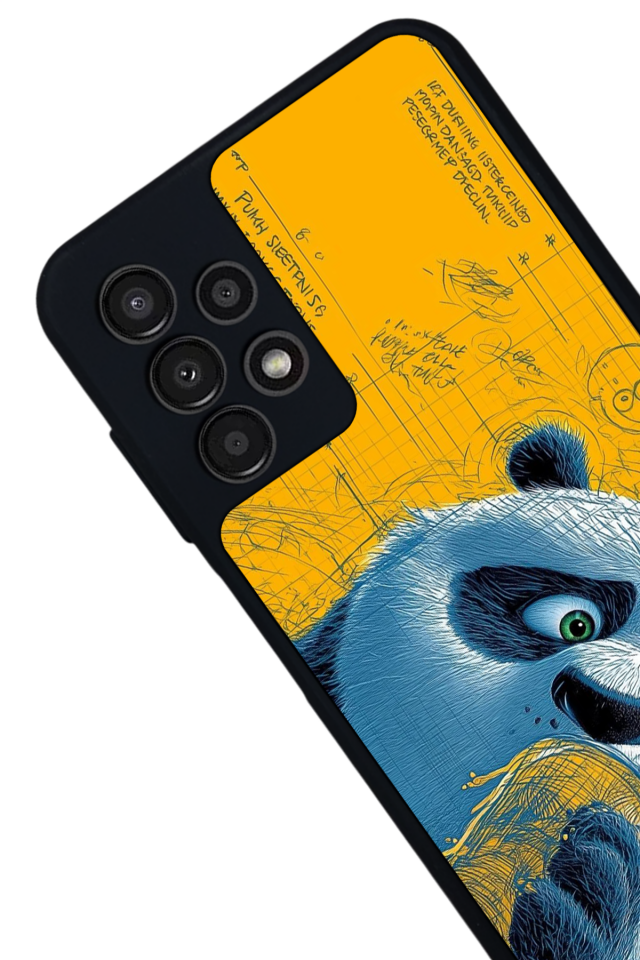 Samsung Galaxy A13 Uyumlu Kung Fu Panda Tasarımlı Glossy Premium Kılıf