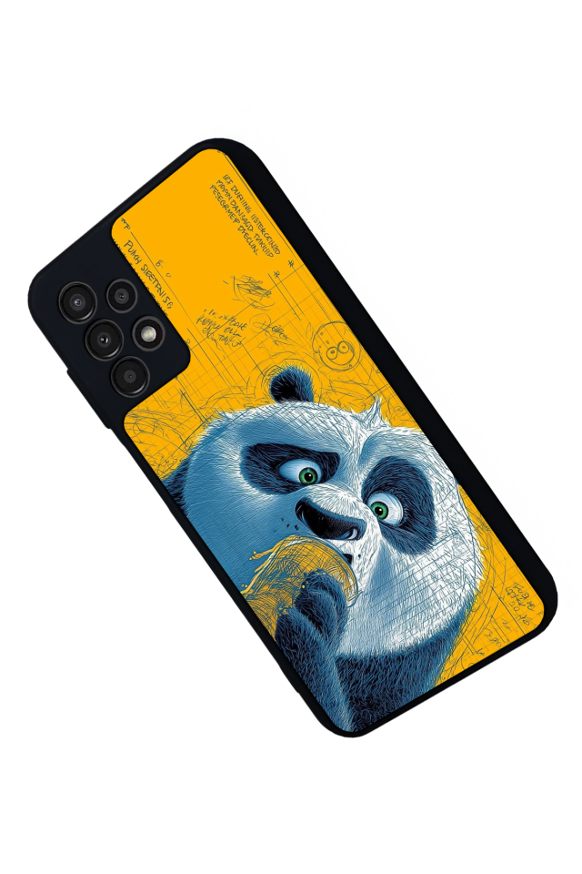 Samsung Galaxy A13 Uyumlu Kung Fu Panda Tasarımlı Glossy Premium Kılıf
