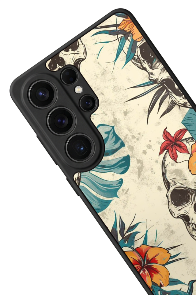 Samsung Galaxy S26 Ultra Uyumlu KuruKafa Tasarımlı Glossy Premium Kılıf