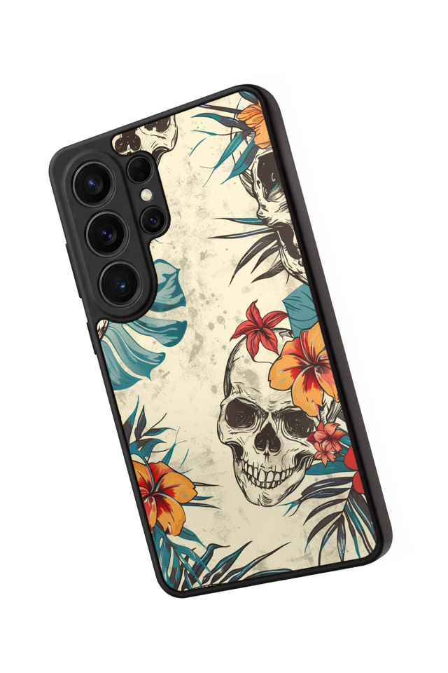 Samsung Galaxy S26 Ultra Uyumlu KuruKafa Tasarımlı Glossy Premium Kılıf