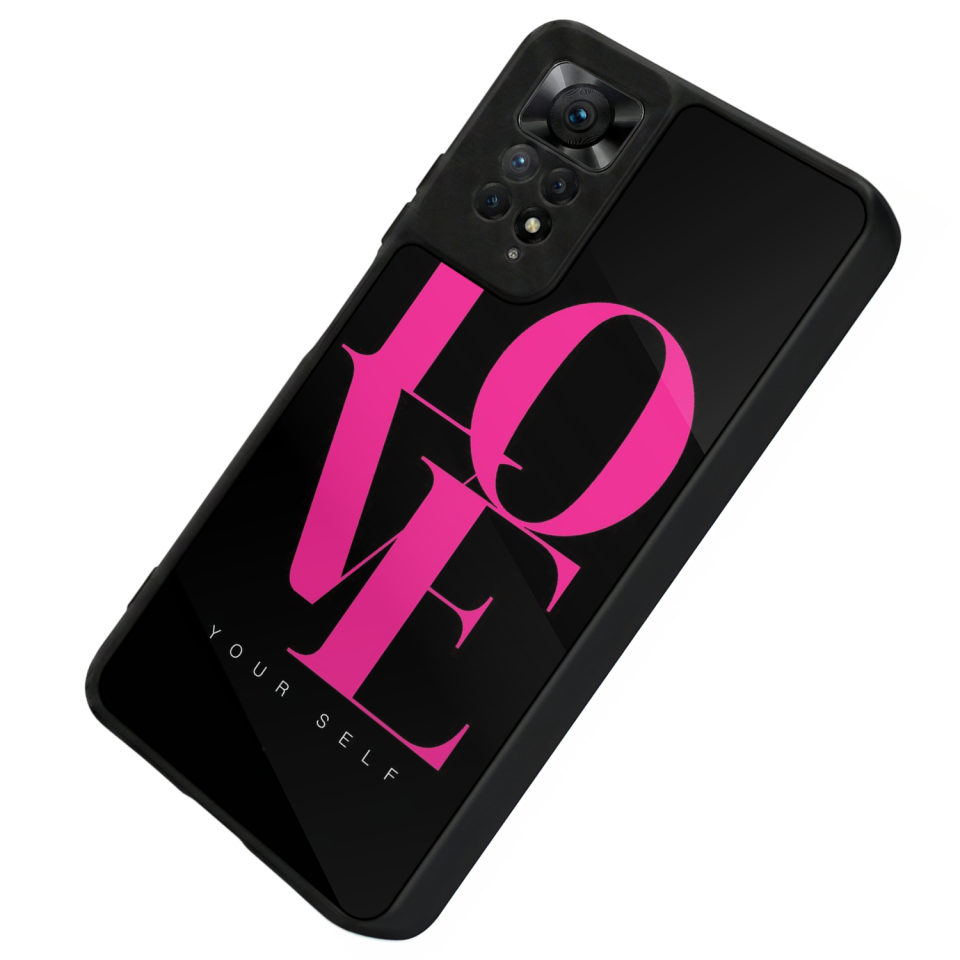 Xiaomi Redmi Note 12 Pro Uyumlu Love Tasarımlı Glossy Premium Kılıf