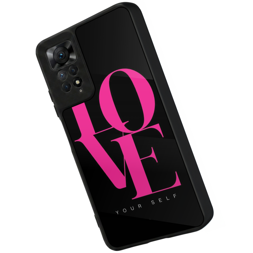 Xiaomi Redmi Note 12 Pro Uyumlu Love Tasarımlı Glossy Premium Kılıf