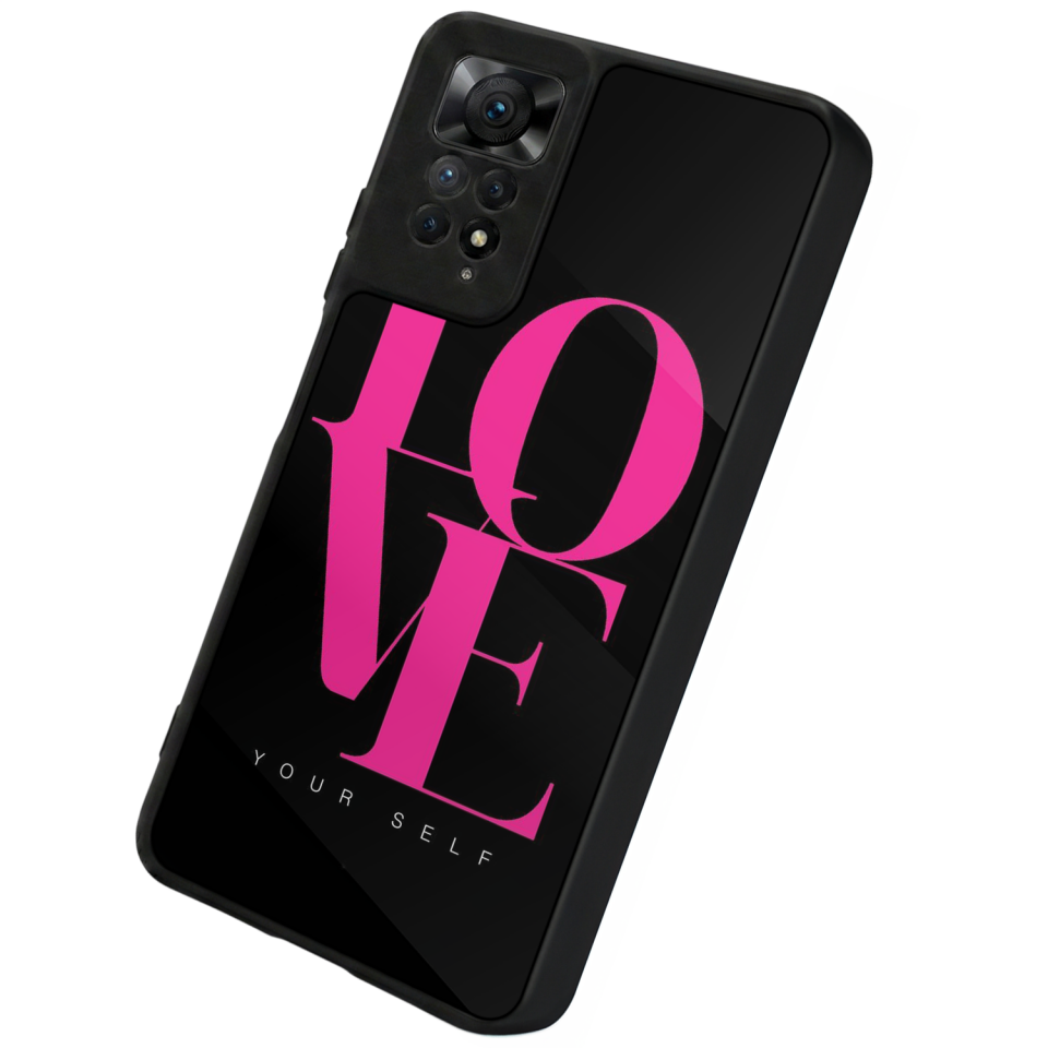 Xiaomi Redmi Note 12 Pro Uyumlu Love Tasarımlı Glossy Premium Kılıf