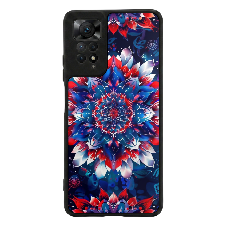 Xiaomi Redmi Note 12 Pro Uyumlu Mandala Tasarımlı Glossy Premium Kılıf