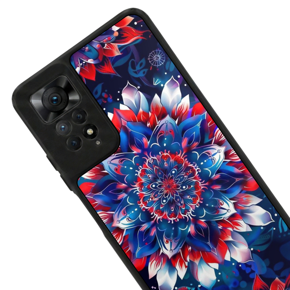 Xiaomi Redmi Note 12 Pro Uyumlu Mandala Tasarımlı Glossy Premium Kılıf