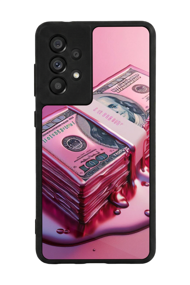 Samsung Galaxy A73 Uyumlu Money Para Tasarımlı Glossy Premium Kılıf