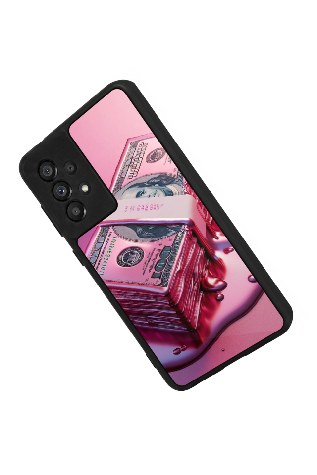 Samsung Galaxy A73 Uyumlu Money Para Tasarımlı Glossy Premium Kılıf