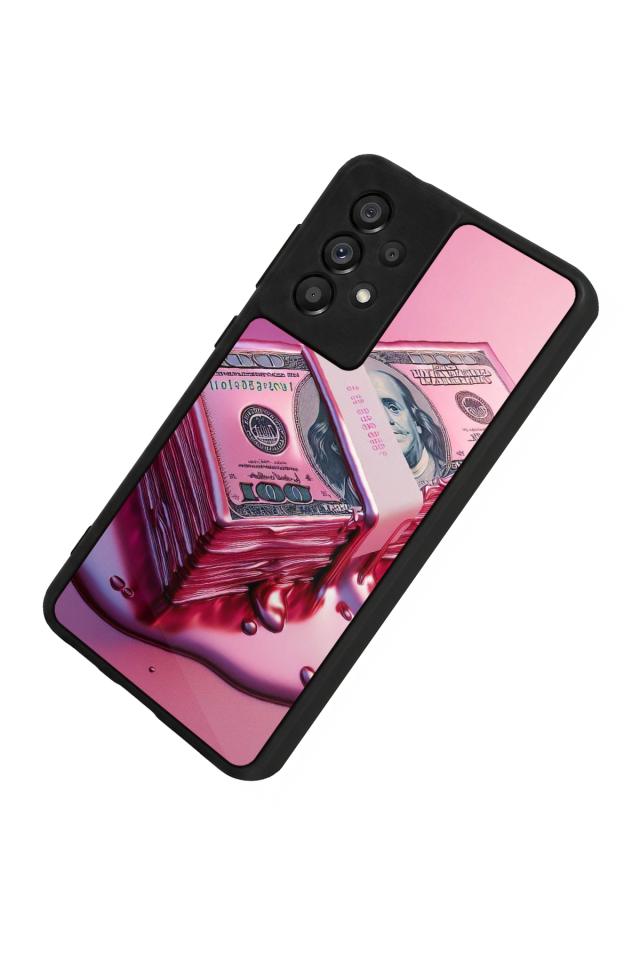 Samsung Galaxy A73 Uyumlu Money Para Tasarımlı Glossy Premium Kılıf