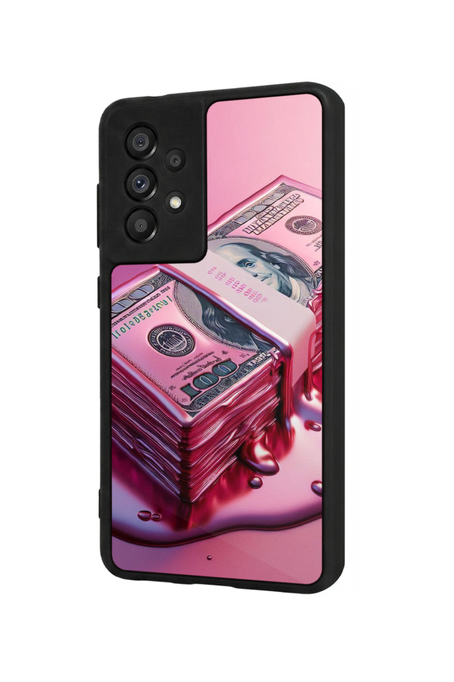 Samsung Galaxy A73 Uyumlu Money Para Tasarımlı Glossy Premium Kılıf