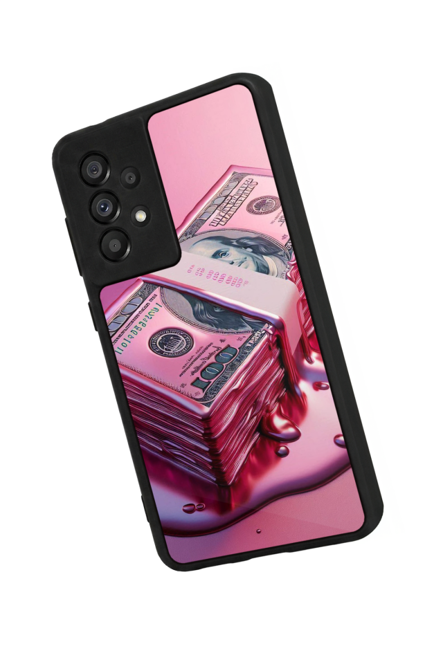 Samsung Galaxy A73 Uyumlu Money Para Tasarımlı Glossy Premium Kılıf