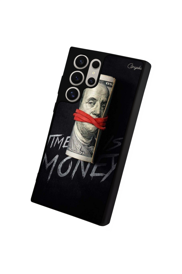 Samsung Galaxy S23 Ultra Uyumlu Para Tasarımlı Glossy Premium Kılıf