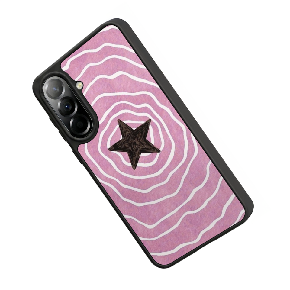 Samsung Galaxy A37 Uyumlu Retro Yildizlar Tasarımlı Glossy Premium Kılıf