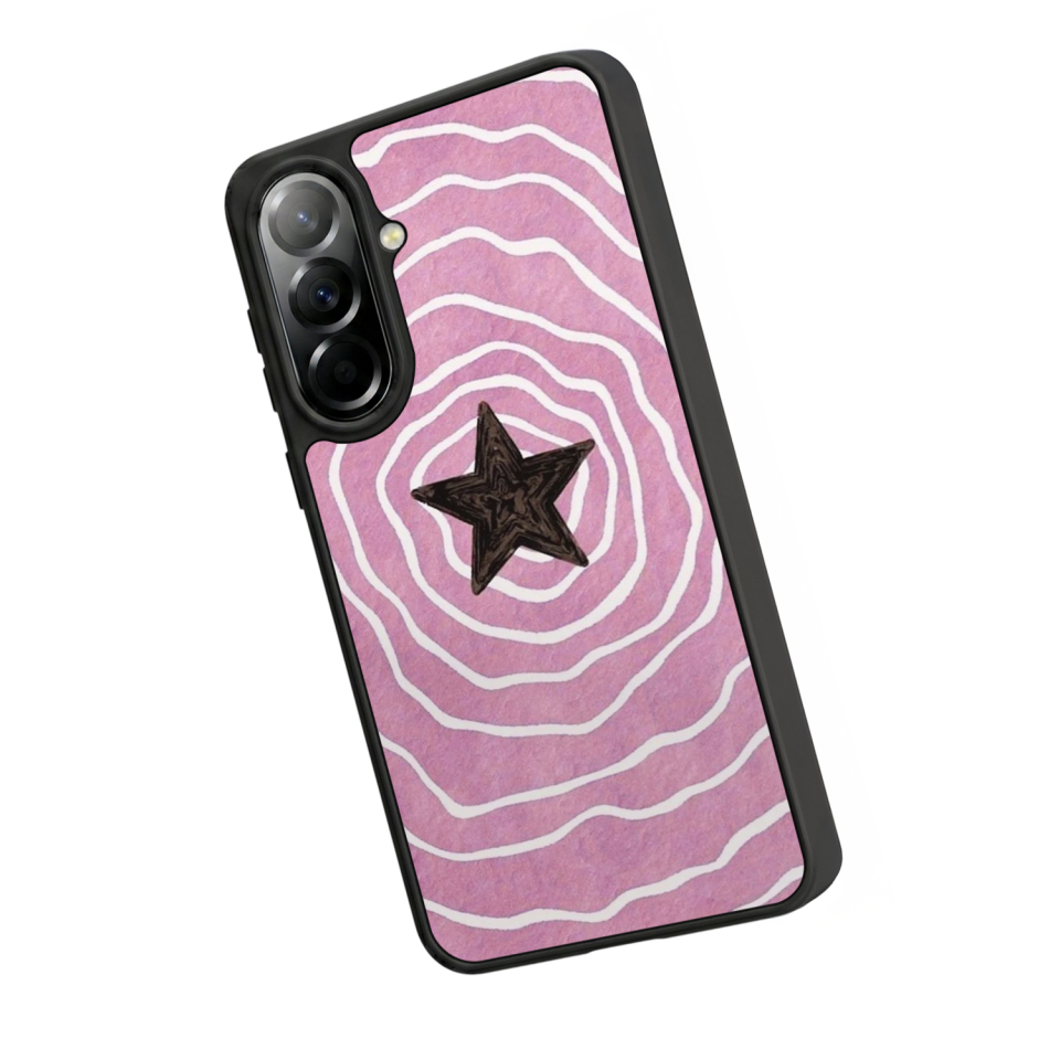 Samsung Galaxy A37 Uyumlu Retro Yildizlar Tasarımlı Glossy Premium Kılıf