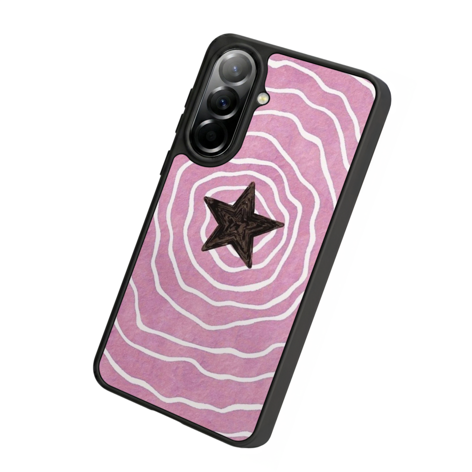 Samsung Galaxy A37 Uyumlu Retro Yildizlar Tasarımlı Glossy Premium Kılıf