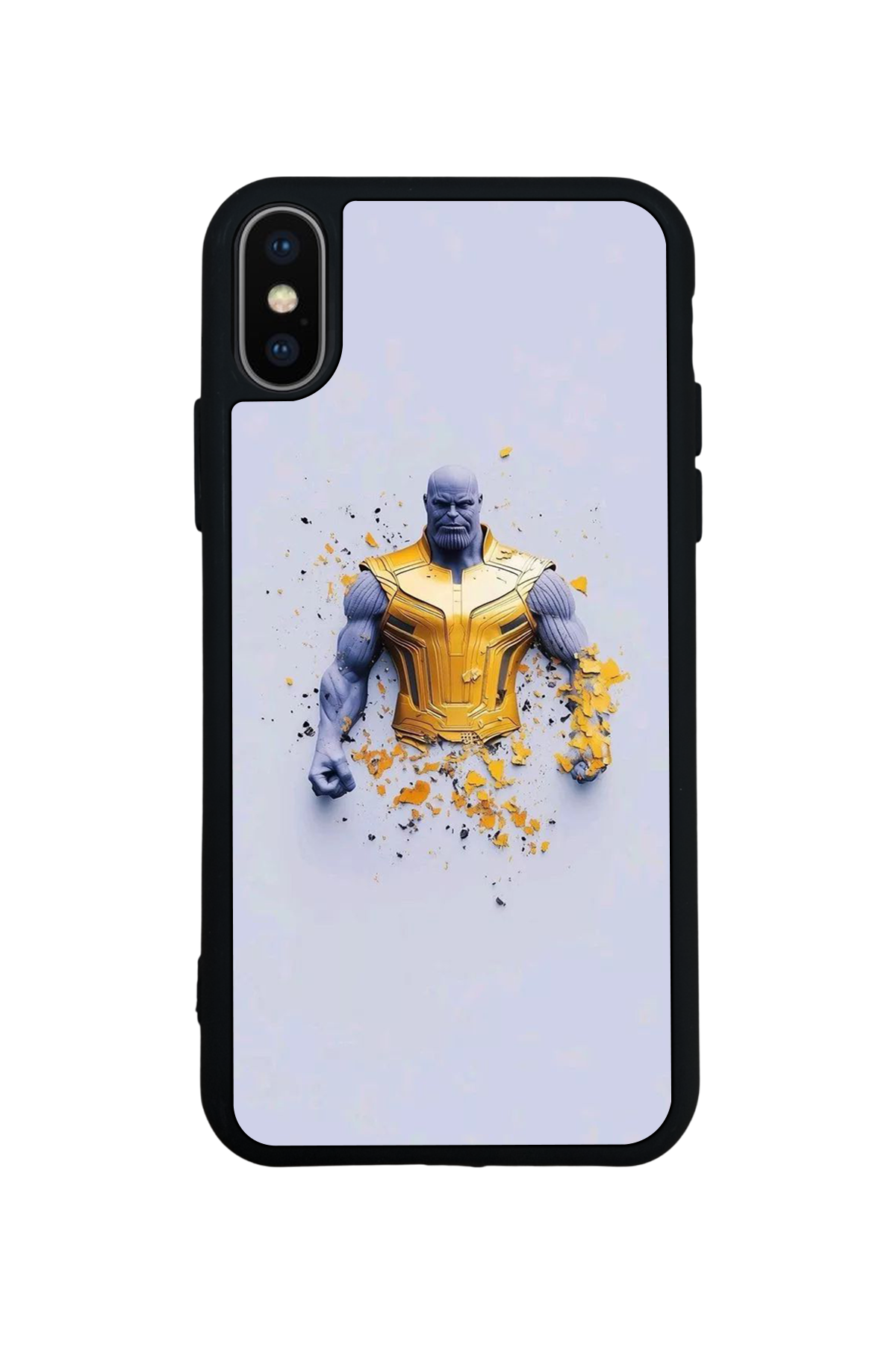 iPhone X/ XS Uyumlu Thanos Tasarımlı Glossy Premium Kılıf