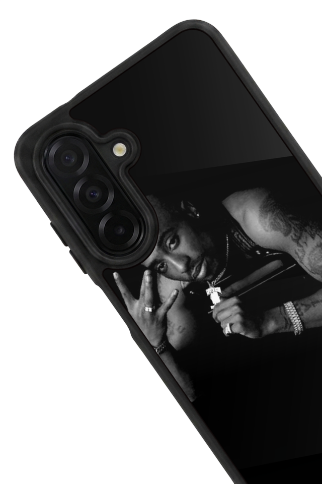 Samsung Galaxy A36 Uyumlu Tupac Tasarımlı Glossy Premium Kılıf