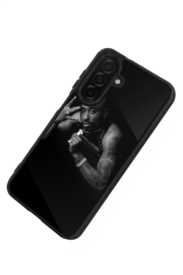 Samsung Galaxy A36 Uyumlu Tupac Tasarımlı Glossy Premium Kılıf