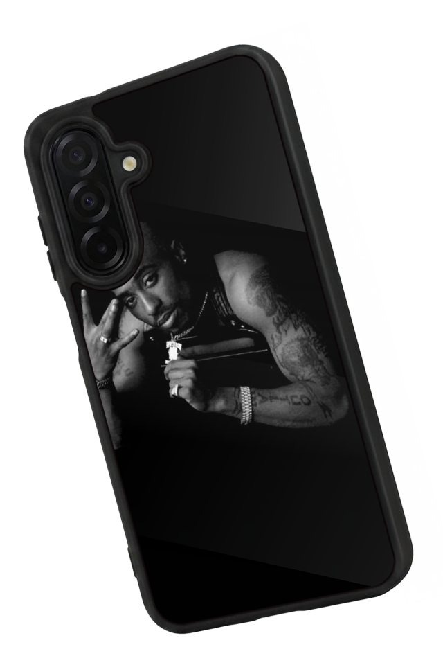 Samsung Galaxy A36 Uyumlu Tupac Tasarımlı Glossy Premium Kılıf