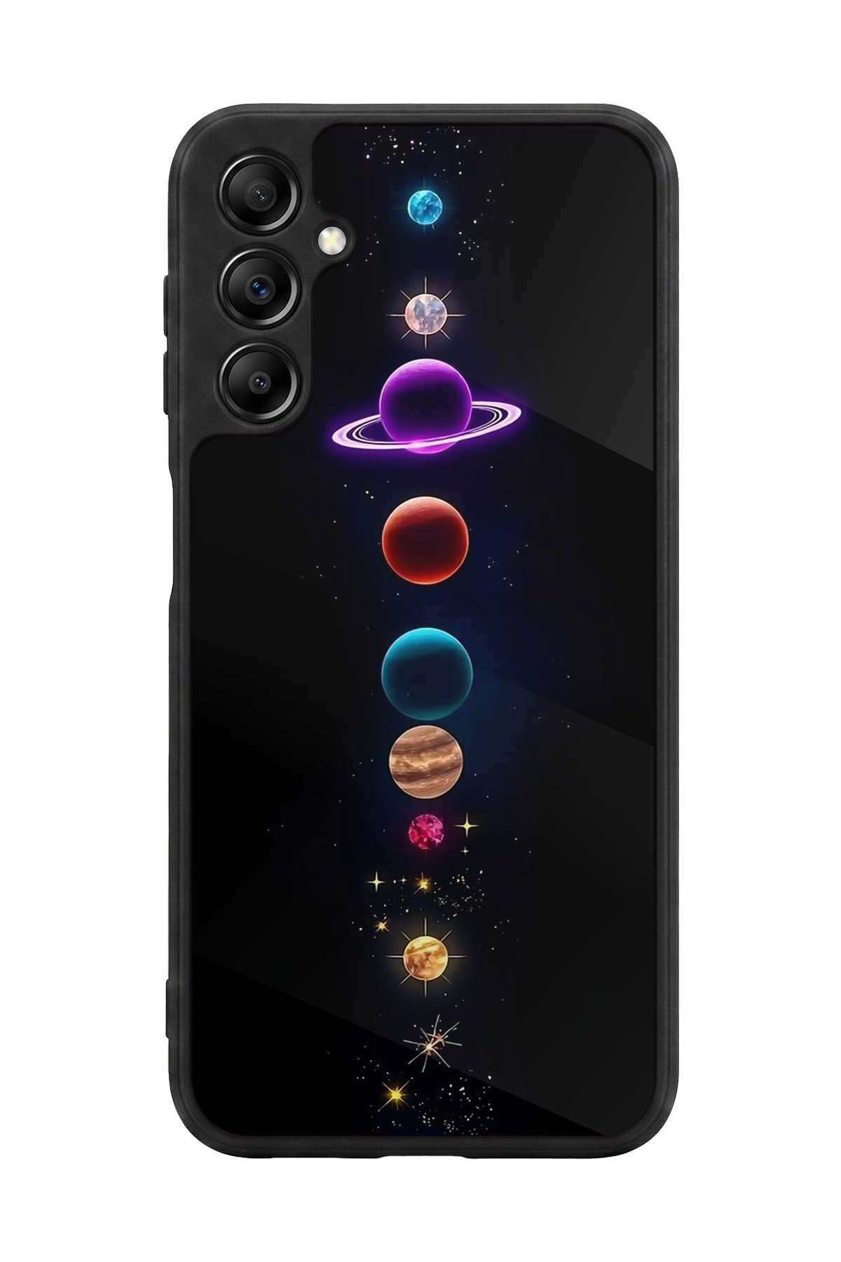 Samsung Galaxy A14 Uyumlu Uzay Tasarımlı Glossy Premium Kılıf