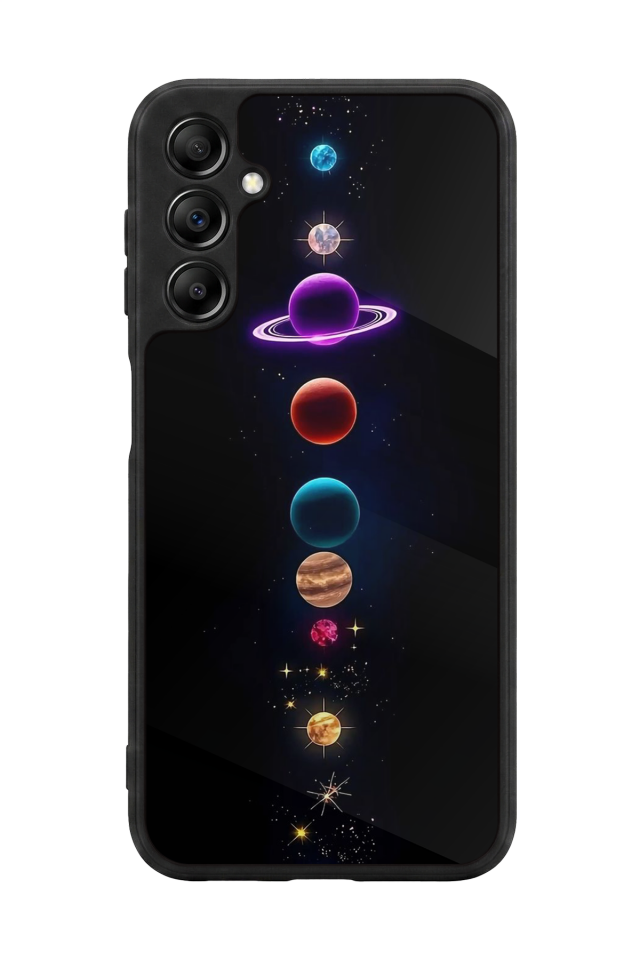 Samsung Galaxy A14 Uyumlu Uzay Tasarımlı Glossy Premium Kılıf