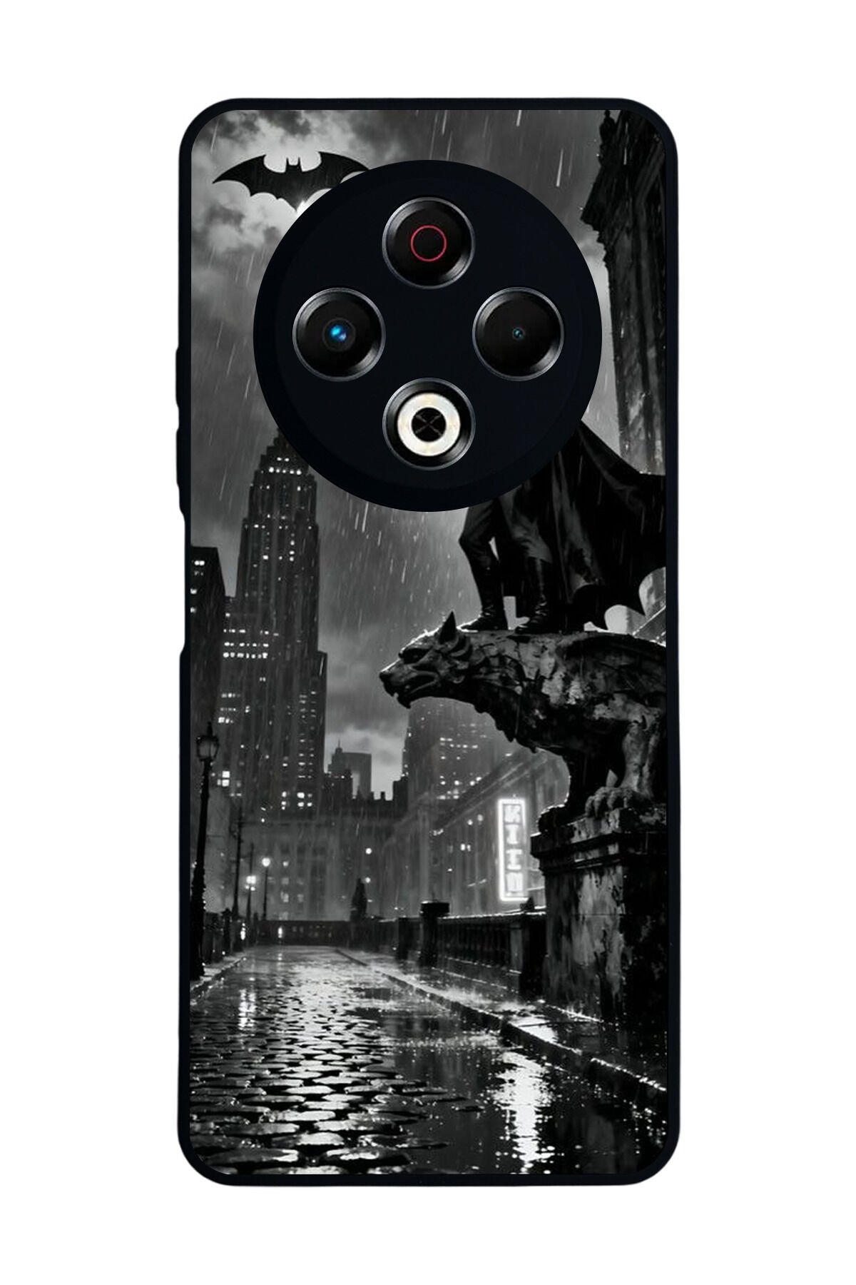 Tecno Spark 30 Uyumlu Batman Tasarımlı Glossy Premium Kılıf
