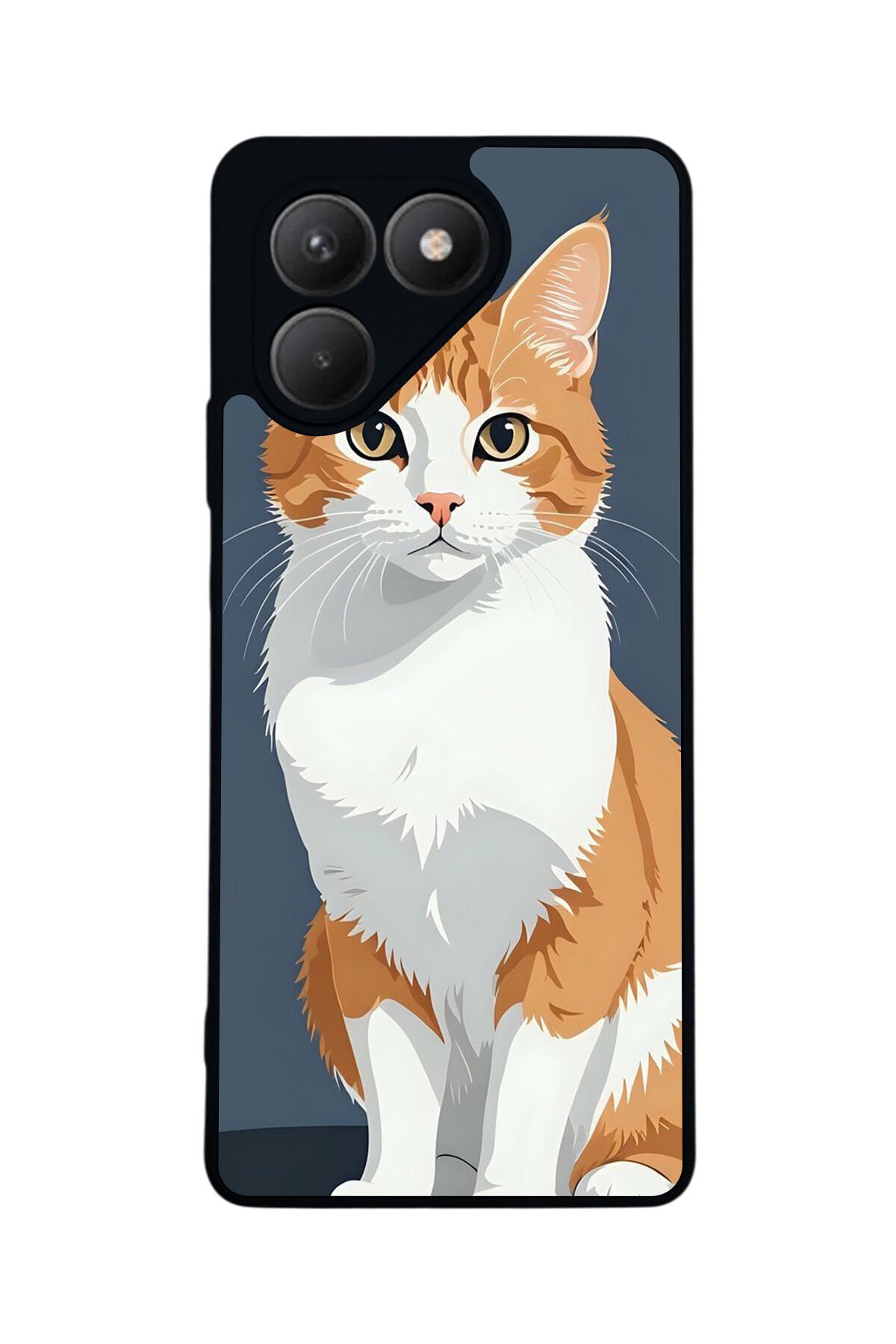 Tecno Pova 7 Mat Uyumlu Siyah Kılıf – Yumuşak Silikon, Koruyucu, Şok Emici Kapak