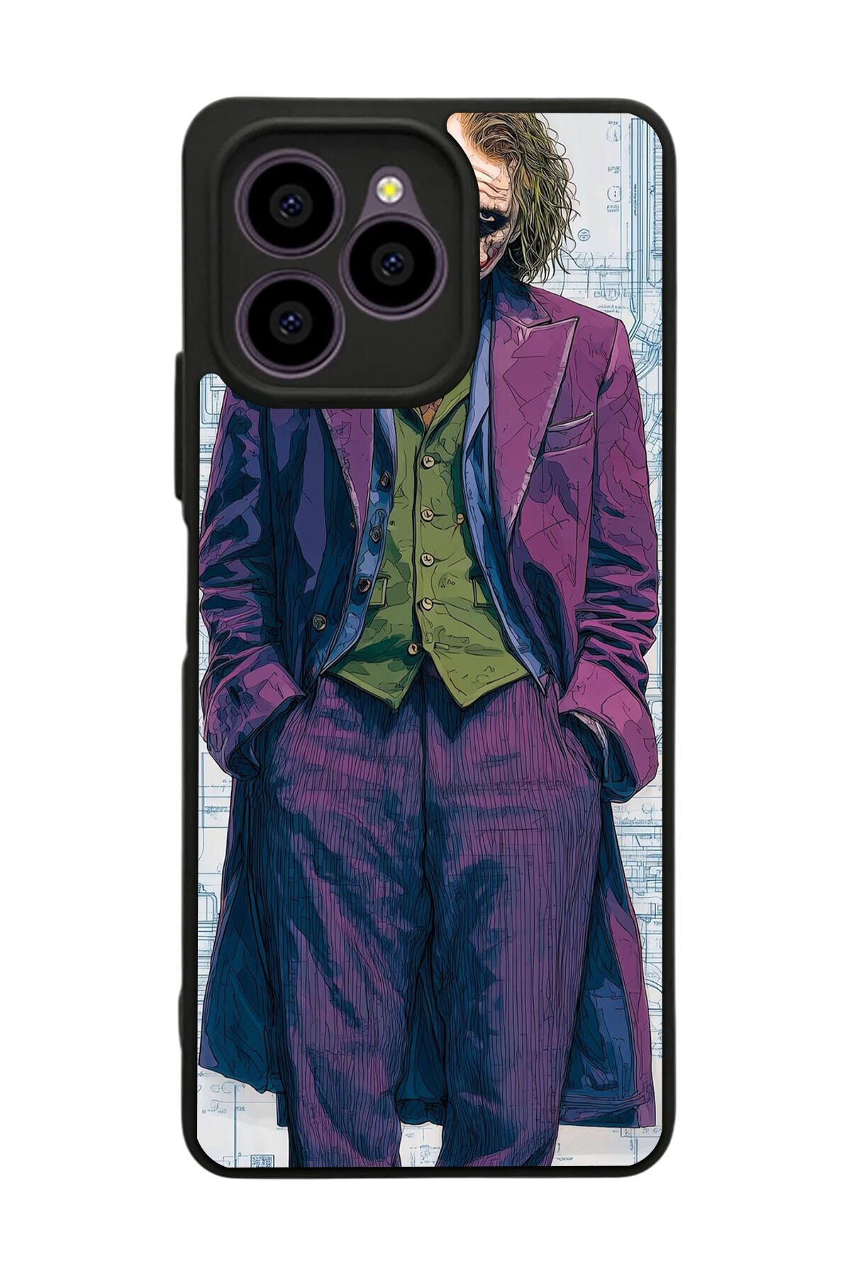 Omix X6 Uyumlu Joker Tasarımlı Glossy Premium Kılıf
