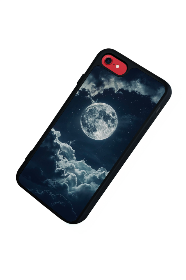 iPhone 8 Uyumlu Ay Tasarımlı Glossy Premium Kılıf