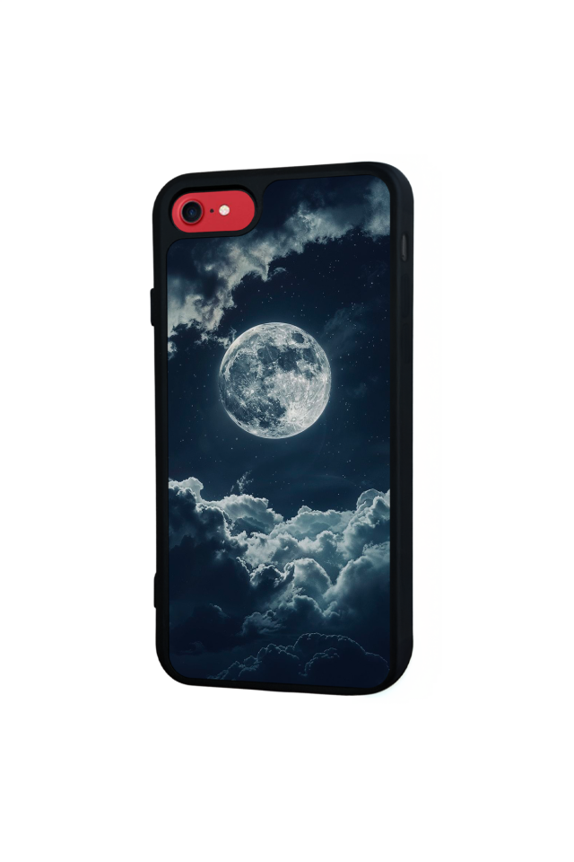 iPhone 8 Uyumlu Ay Tasarımlı Glossy Premium Kılıf