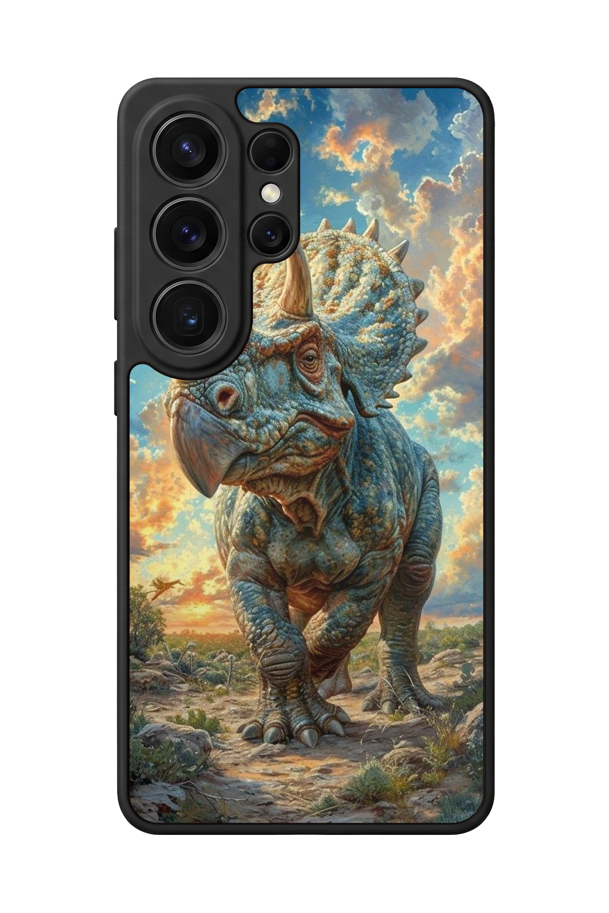 Samsung Galaxy S26 Ultra Uyumlu Dinazor Tasarımlı Glossy Premium Kılıf