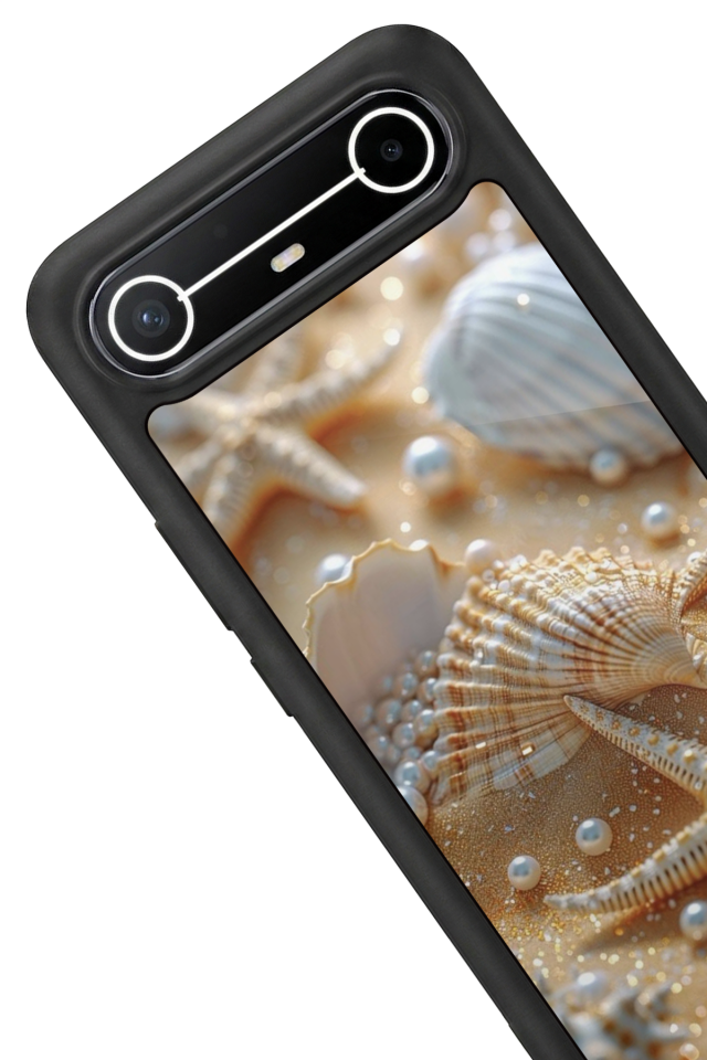 Tecno Spark Slim 5G Uyumlu  İnci Tasarımlı Glossy Premium Kılıf