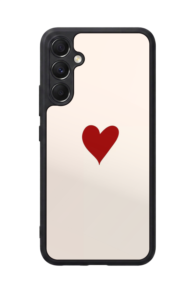Samsung Galaxy A34 Uyumlu Kalp Love Tasarımlı Glossy Premium Kılıf