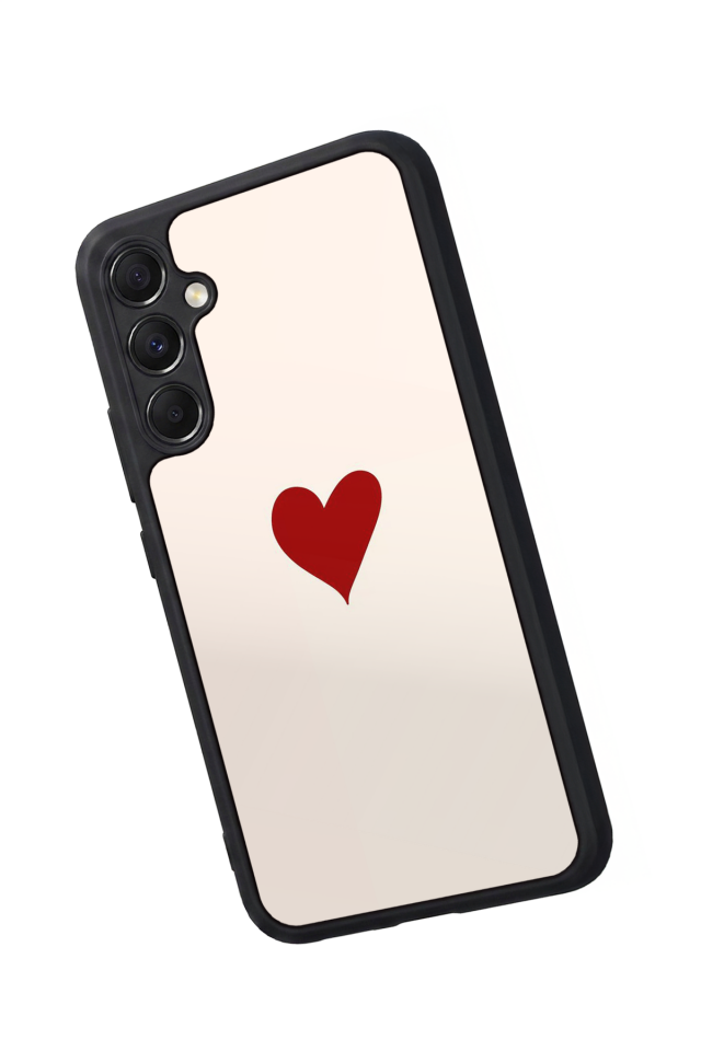 Samsung Galaxy A34 Uyumlu Kalp Love Tasarımlı Glossy Premium Kılıf