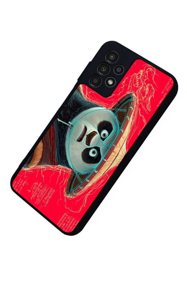 Samsung Galaxy A13 Uyumlu Kung Fu Panda Tasarımlı Glossy Premium Kılıf