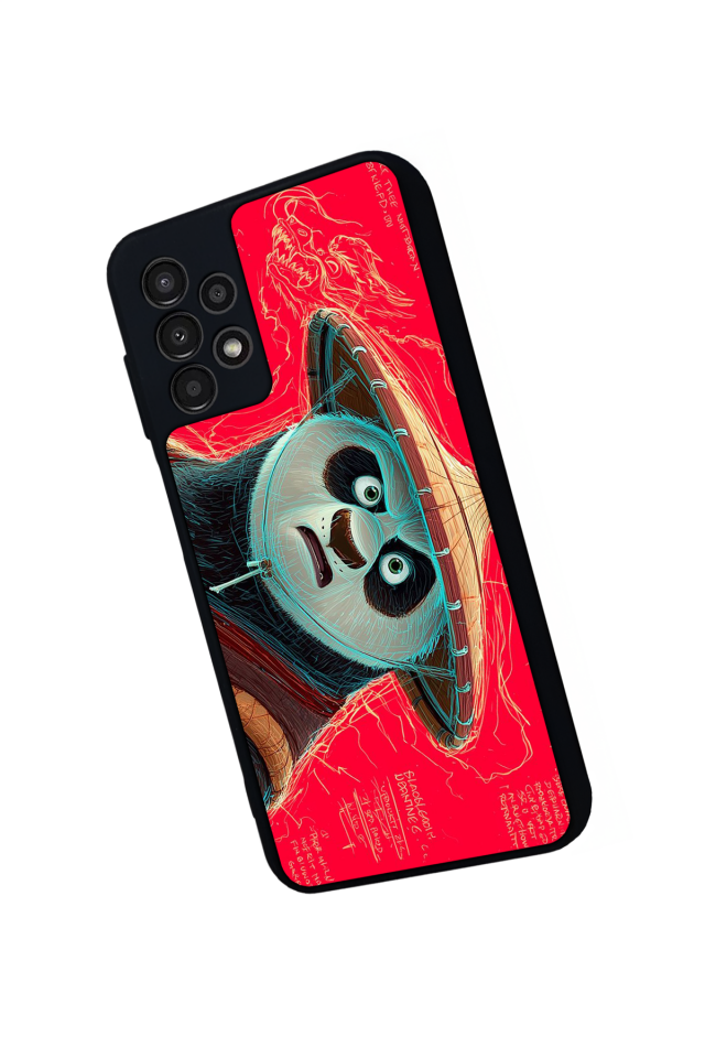 Samsung Galaxy A13 Uyumlu Kung Fu Panda Tasarımlı Glossy Premium Kılıf