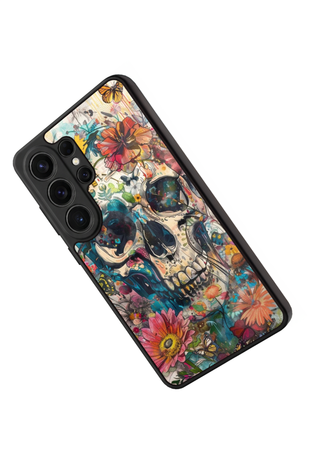 Samsung Galaxy S26 Ultra Uyumlu KuruKafa Tasarımlı Glossy Premium Kılıf