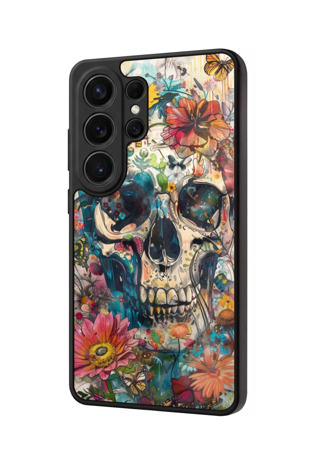 Samsung Galaxy S26 Ultra Uyumlu KuruKafa Tasarımlı Glossy Premium Kılıf