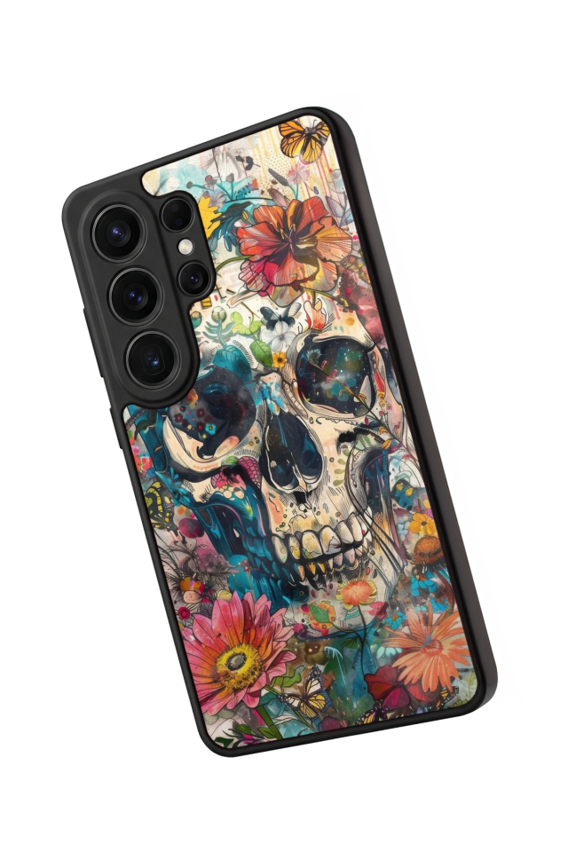 Samsung Galaxy S26 Ultra Uyumlu KuruKafa Tasarımlı Glossy Premium Kılıf