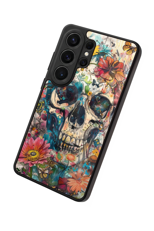 Samsung Galaxy S26 Ultra Uyumlu KuruKafa Tasarımlı Glossy Premium Kılıf