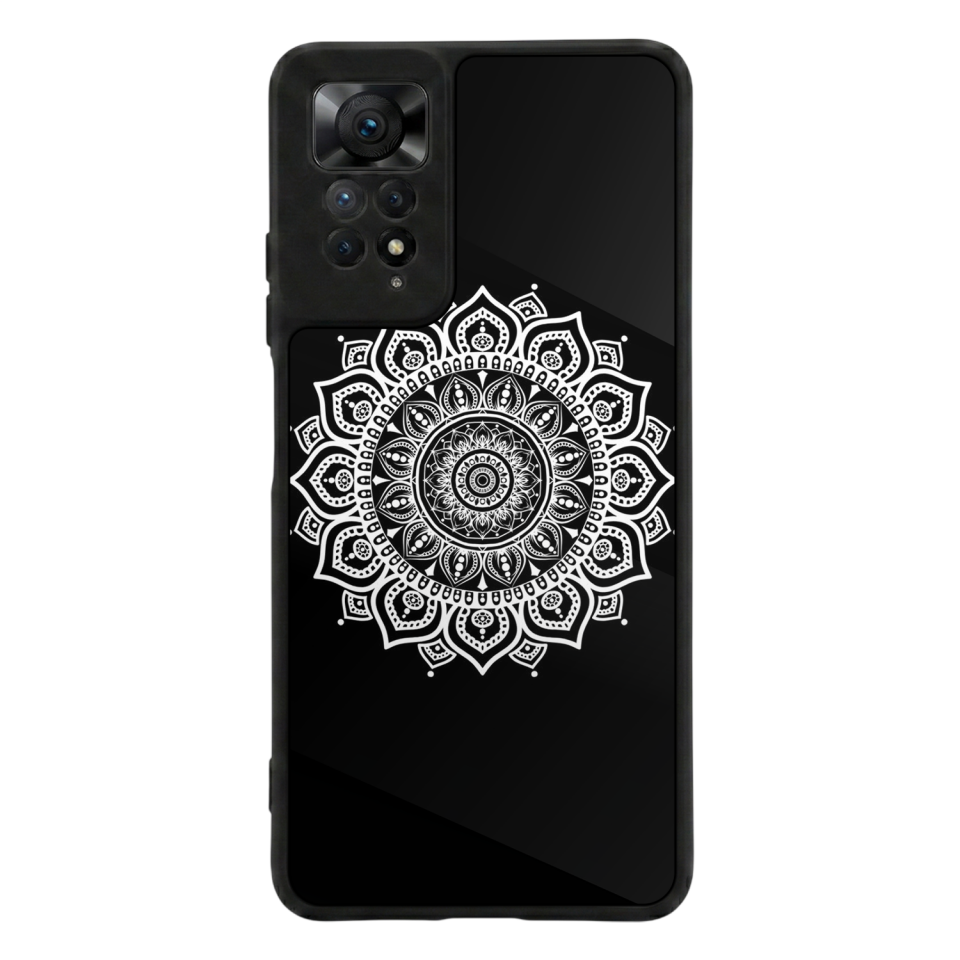 Xiaomi Redmi Note 12 Pro Uyumlu Mandala Tasarımlı Glossy Premium Kılıf