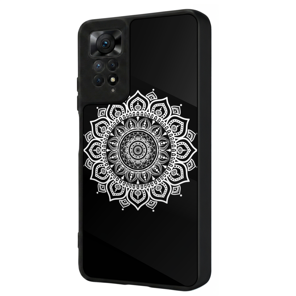 Xiaomi Redmi Note 12 Pro Uyumlu Mandala Tasarımlı Glossy Premium Kılıf