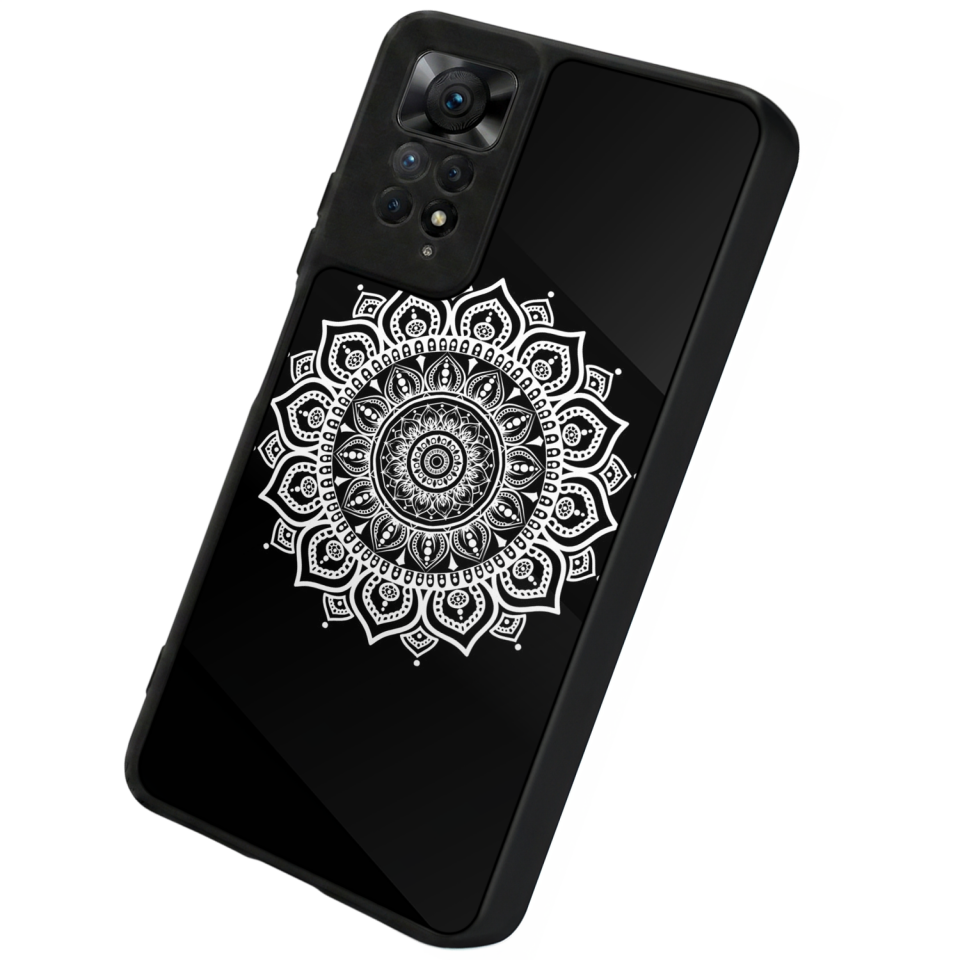 Xiaomi Redmi Note 12 Pro Uyumlu Mandala Tasarımlı Glossy Premium Kılıf
