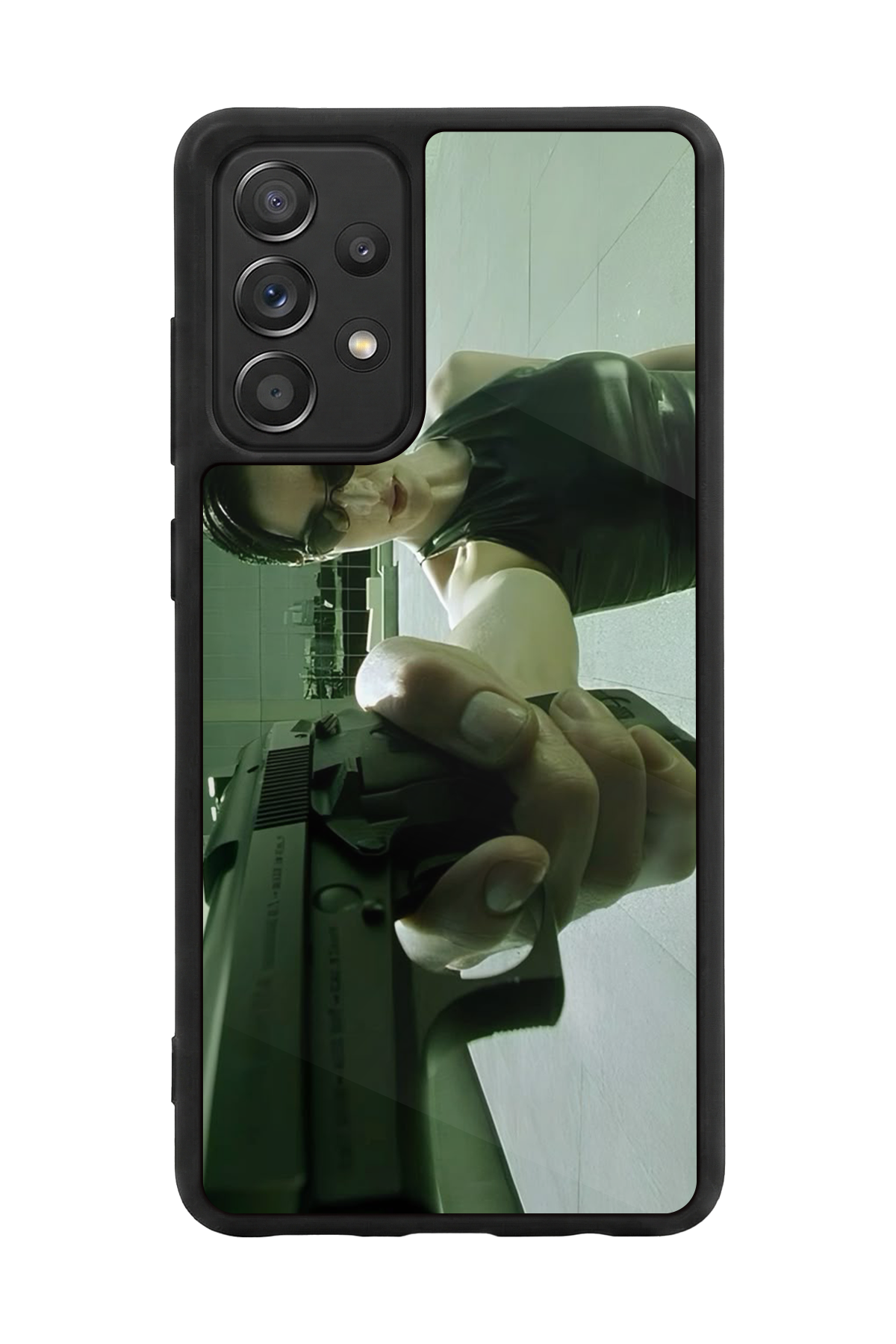 Samsung Galaxy A72 Uyumlu MatriSamsung Galaxy A72 Tasarımlı Glossy Premium Kılıf