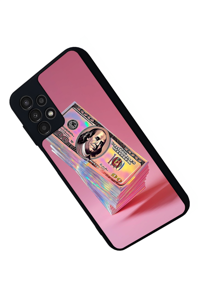 Samsung Galaxy A23 Uyumlu Money Para Tasarımlı Glossy Premium Kılıf