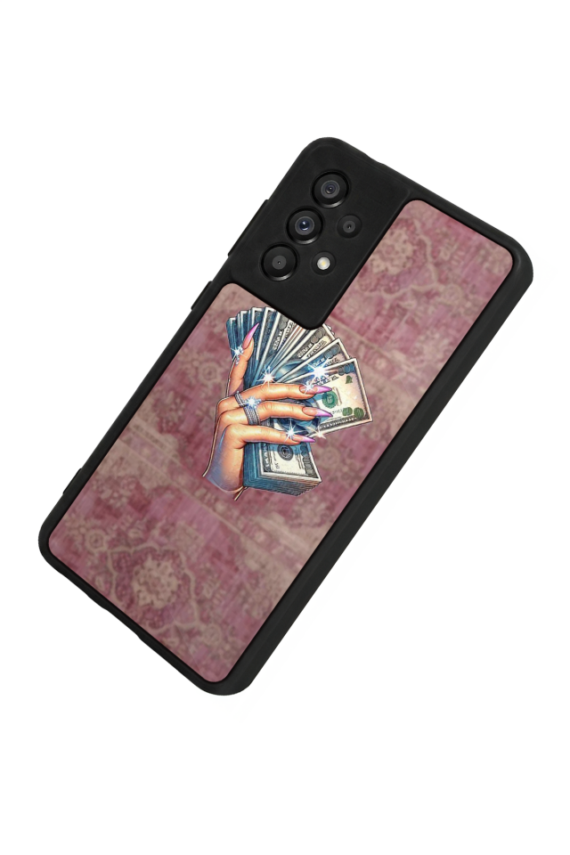 Samsung Galaxy A73 Uyumlu Money Para Tasarımlı Glossy Premium Kılıf