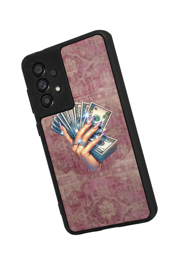 Samsung Galaxy A73 Uyumlu Money Para Tasarımlı Glossy Premium Kılıf