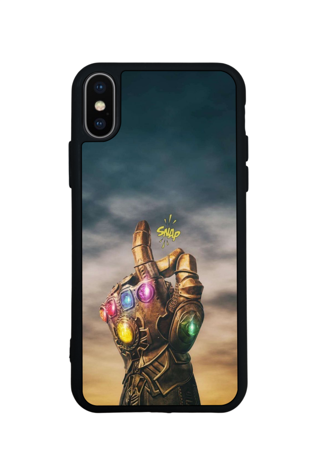 iPhone X/ XS Uyumlu Thanos Tasarımlı Glossy Premium Kılıf